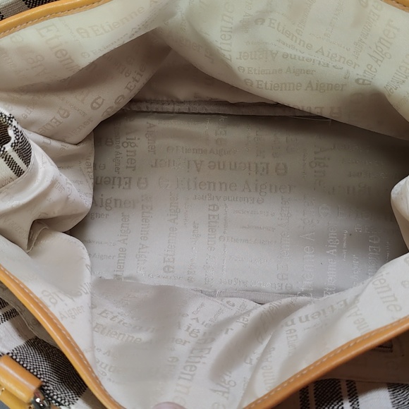 Etienne Aigner canvas shoulder bag - Picture 7 of 12